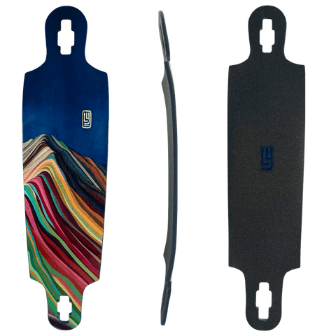 Landyatchz: Drop Cat 38 Dune Longboard Skateboard Deck - Motion Boardshop