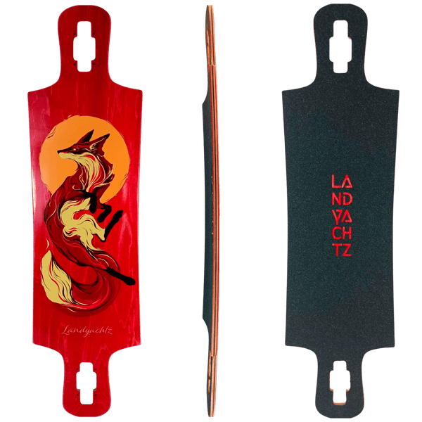 Landyachtz Drop Hammer Sun Fox Deck Motion