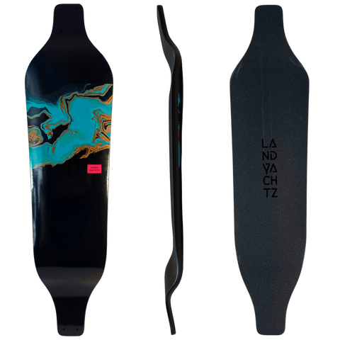 Landyatchz: Evo 38 Flow Longboard Skateboard Deck - Motion Boardshop