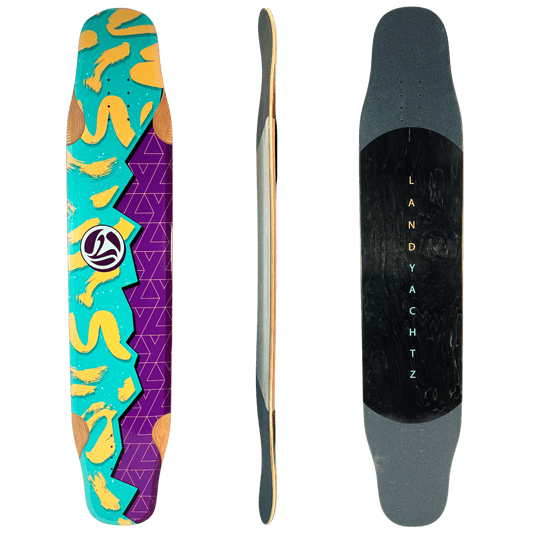 Landyatchz: Stratus 46 Bayside Longboard Skateboard Deck - Motion Boardshop