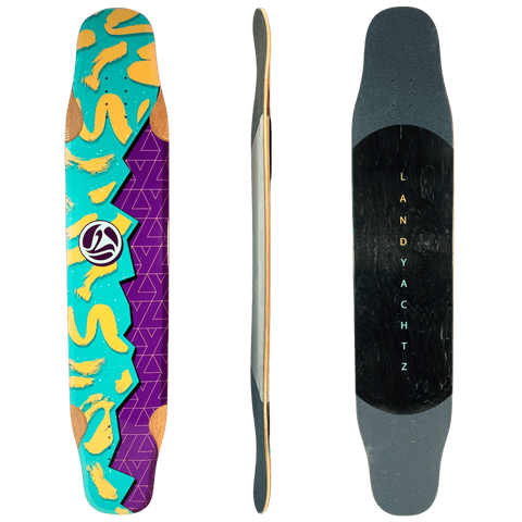 Landyatchz: Stratus 46 Bayside Longboard Skateboard Deck - Motion Boardshop