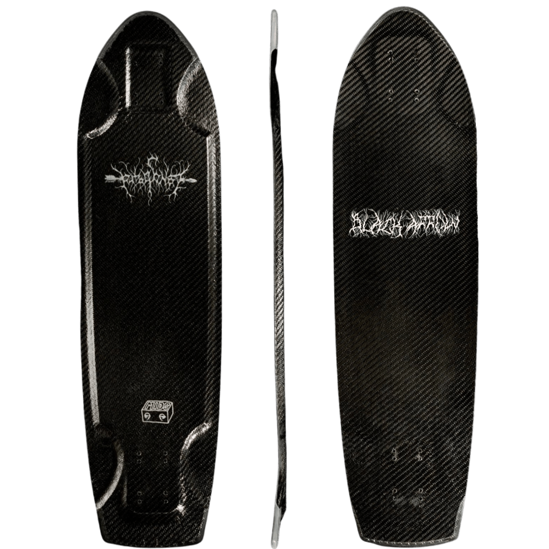 MIDS: Black Arrow Kicktail Longboard Deck – Motion Boardshop