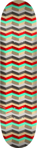 MINI LOGO: PATTERN STEPS SKATEBOARD DECK 244 K20 - 8.5 x 32 - Motion Boardshop