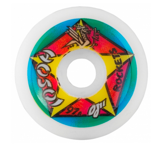 OJ Wheels: 61mm Hosoi Rocket Re-issue Skateboard Wheels - Motion Boardshop