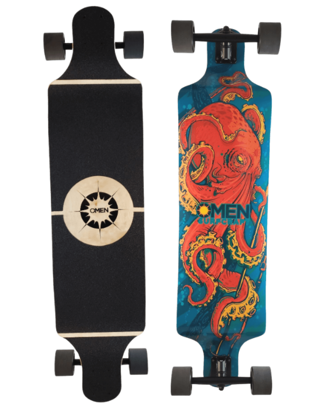 Omen: 2021 Dominator Kraken 38" Longboard Complete - Motion Boardshop