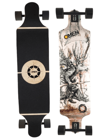 Omen: 38.5" Dominator Inconvenient Truth Longboard Skateboard Deck - Motion Boardshop