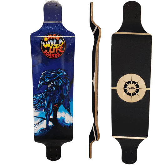 Omen: 38.5" Dominator Trickster Longboard Skateboard Deck - Motion Boardshop