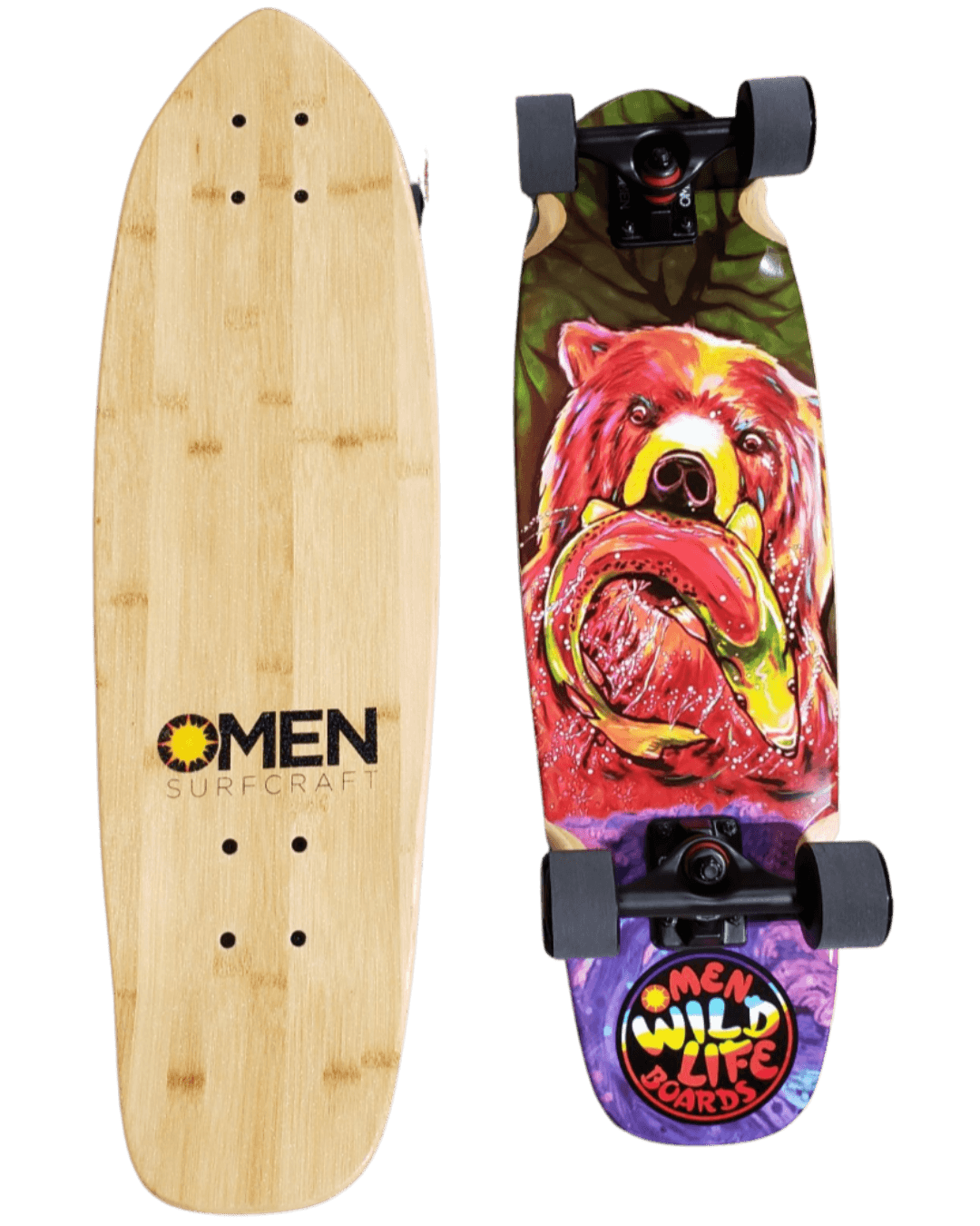 Omen: Fisher King 29" Longboard Skateboard Complete - Motion Boardshop
