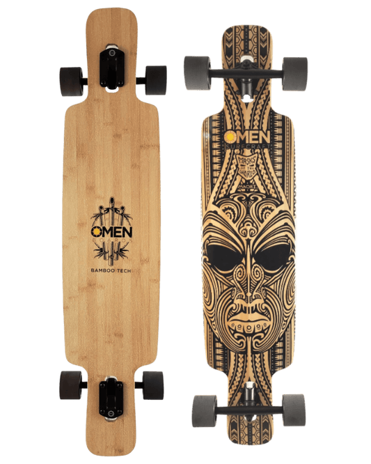Omen: Maori Mask 41.5" Longboard Complete - Motion Boardshop
