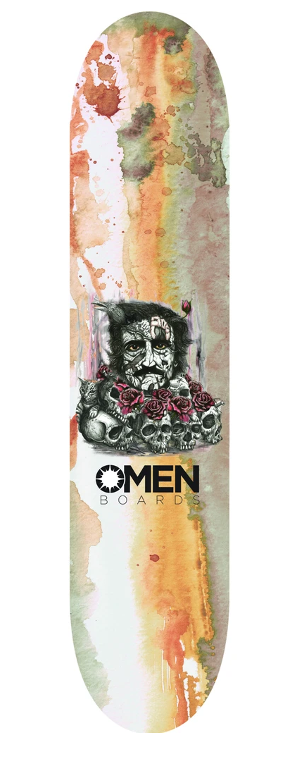 Omen: Poe N Friends 8.25" Skateboard Deck - Motion Boardshop