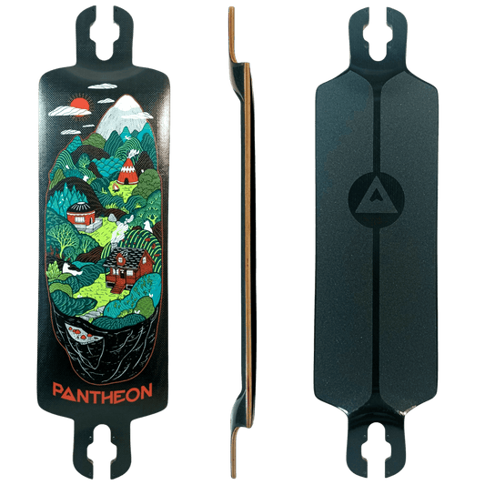 Pantheon: Carbon Trip Longboard Skateboard Deck - Motion Boardshop