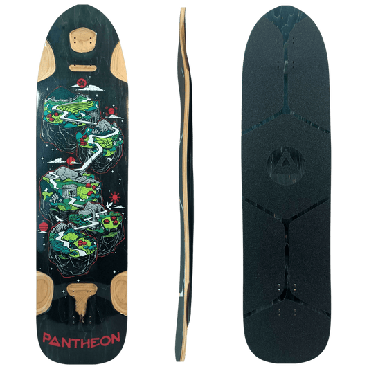 Pantheon: Chase Hiller Pro Model Longboard Skateboard Deck - Motion Boardshop