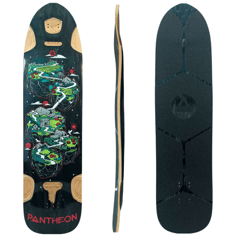 Pantheon: Chase Hiller Pro Model Longboard Skateboard Deck - Motion Boardshop