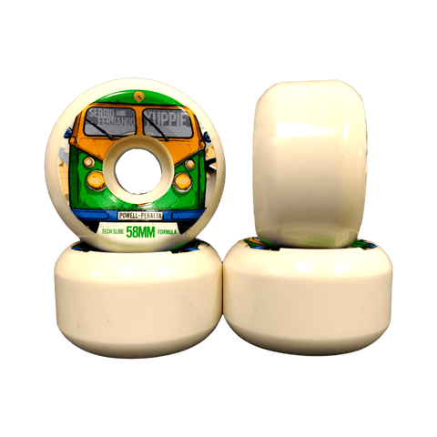 Powell Peralta: 58mm Yuppie Slide Formula Skateboard Wheels - Motion Boardshop