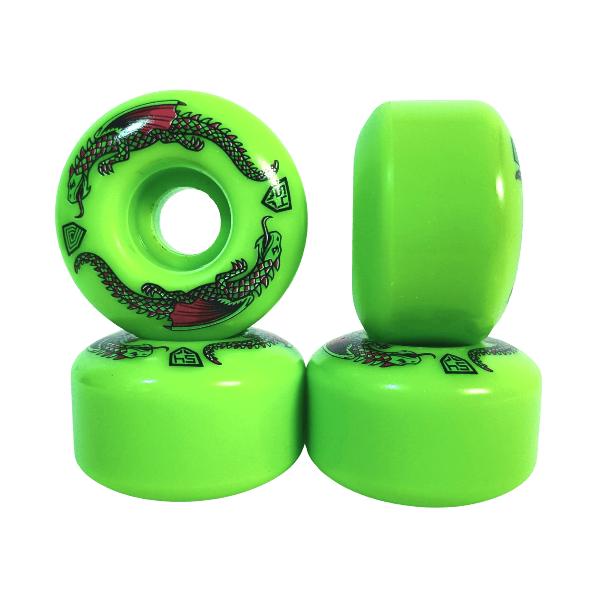 Powell Peralta: Dragon Formula Skateboard Wheels 93a Green - Motion Boardshop