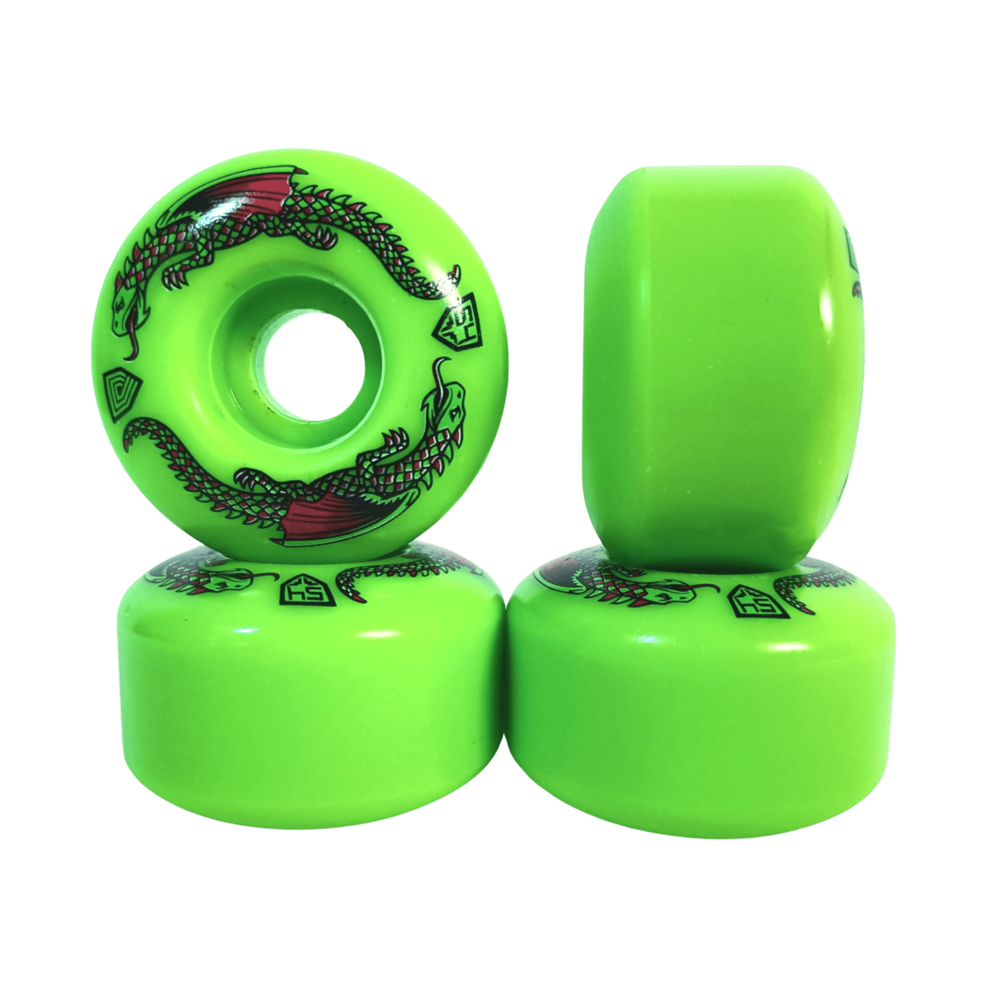 Powell Peralta: Dragon Green Formula Skateboard Wheels – Motion
