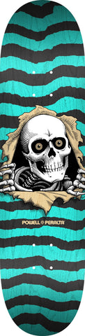 Powell Peralta Ripper Skateboard Deck Turquoise - Shape 248 - 8.25 x 31.95 - Motion Boardshop