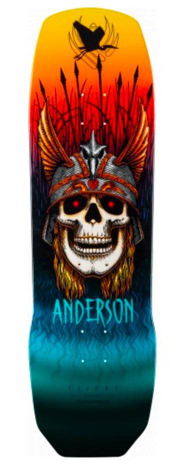 Powell: Pro Andy Anderson Heron Flight® Skateboard Deck 9.13" Skateboard Deck - Motion Boardshop