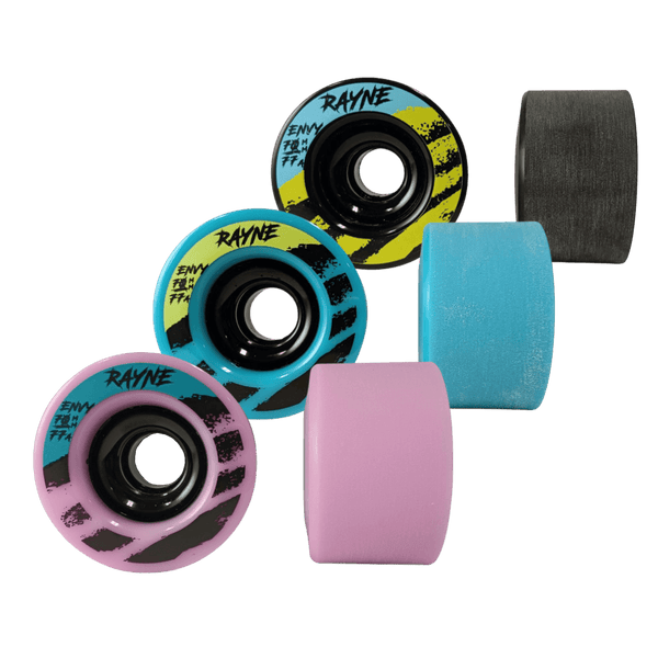 スケートボード Rayne Envy V2 70mm 77A Blue Jelly Rayne: 70mm Envy Longboard Skateboard Wheel – Motion Boardshop