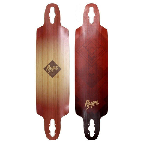 Rayne: Crush Red (Stiff) Longboard Skateboard - Motion Boardshop