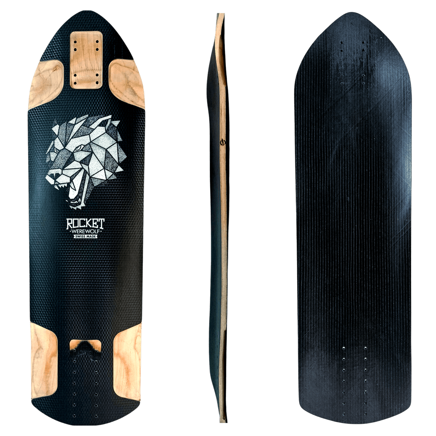Rocket: Werewolf Longboard Skateboard Deck - Motion Boardshop