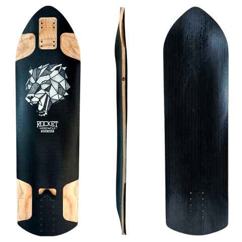 Rocket: Werewolf Longboard Skateboard Deck - Motion Boardshop