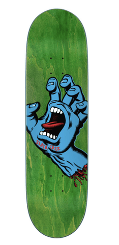 Santa Cruz: 8.80in x 31.95in Screaming Hand Skateboard Deck - Motion Boardshop