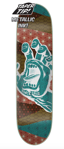 Santa Cruz: Monyo Hand Taper Tip 8.25 Skateboard Deck - Motion Boardshop