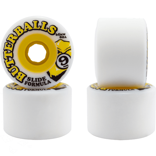 Sector 9: Cosmic Core Butterballs -White Longboard Skateboard Wheels - Motion Boardshop