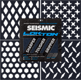 Seismic: 36-Grit Lokton Longboard Griptape (3 Square Packs) - Motion Boardshop