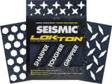 Seismic: 60-Grit Lokton Longboard Griptape (3 Square Packs) - Motion Boardshop