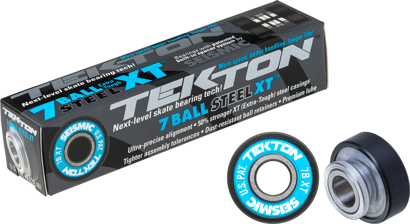 Seismic: 7-ball TEKTON XT Built-In Bearing - Motion Boardshop