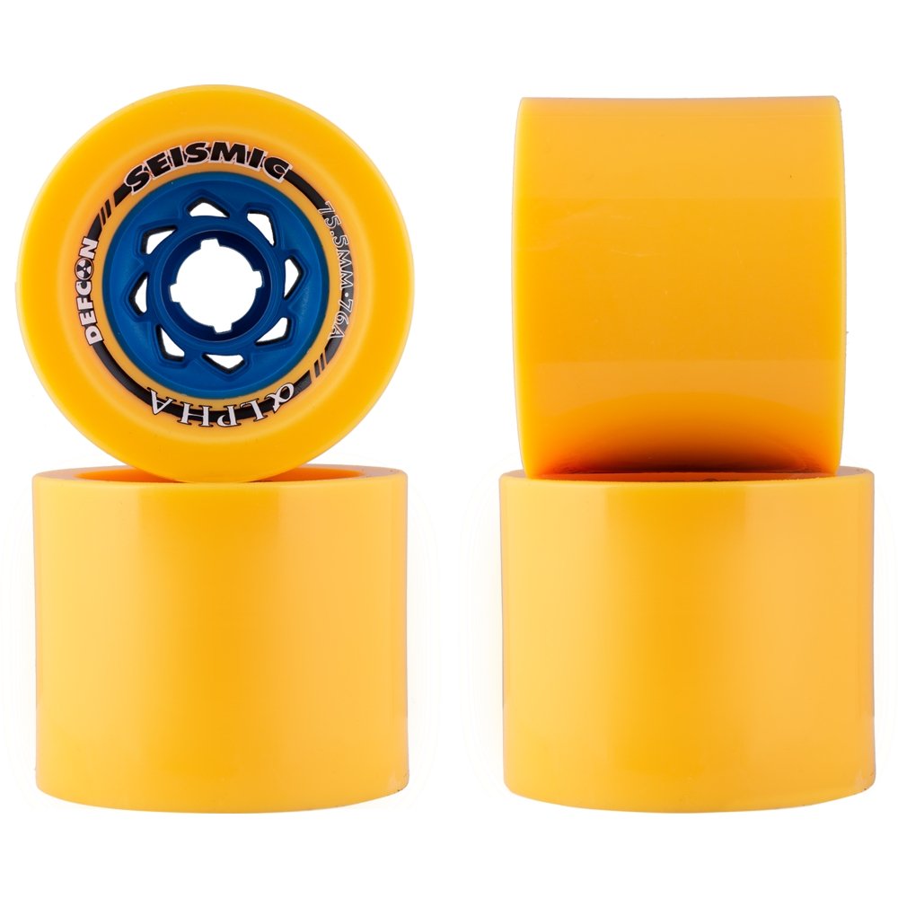 Seismic: 75.5mm Alpha Longboard Skateboard Wheels - Motion Boardshop