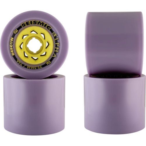 Seismic: 75.5mm Alpha Longboard Skateboard Wheels - Motion Boardshop