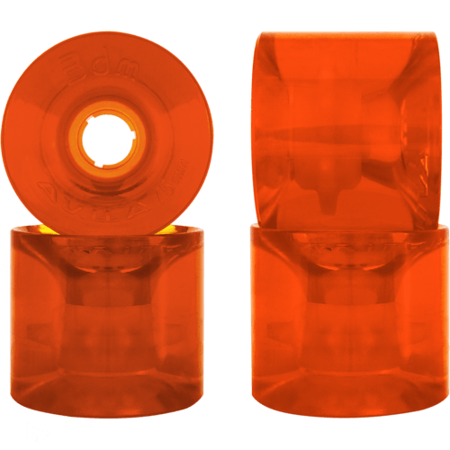 Seismic: 75mm AVILA Wheels – Clear series (3DM-brand) - Motion Boardshop