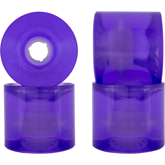 Seismic: 75mm AVILA Wheels – Clear series (3DM-brand) - Motion Boardshop