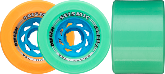 Seismic: 80.5mm Alpha LDP Longboard Skateboard Wheels - Motion Boardshop