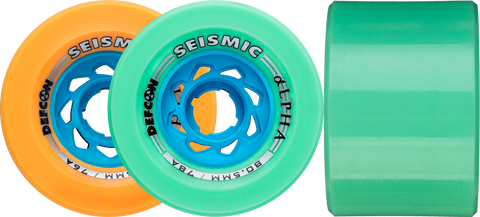 Seismic: 80.5mm Alpha LDP Longboard Skateboard Wheels - Motion Boardshop