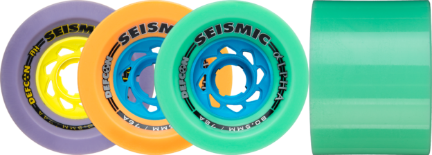 Seismic: 80.5mm Alpha Race Longboard Skateboard Wheels - Motion Boardshop