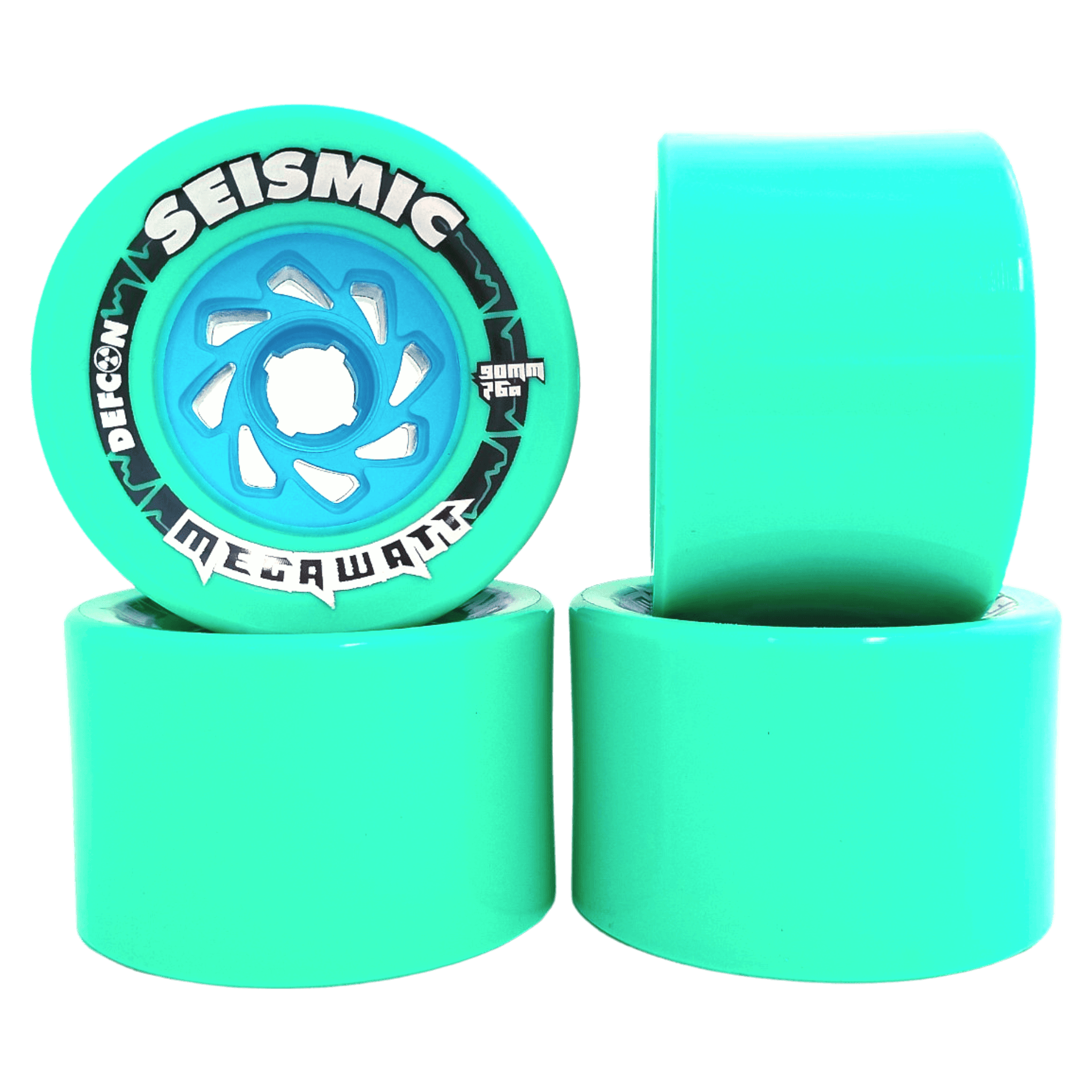 Seismic: 90mm Megawatt Longboard Skateboard Wheels - Motion Boardshop