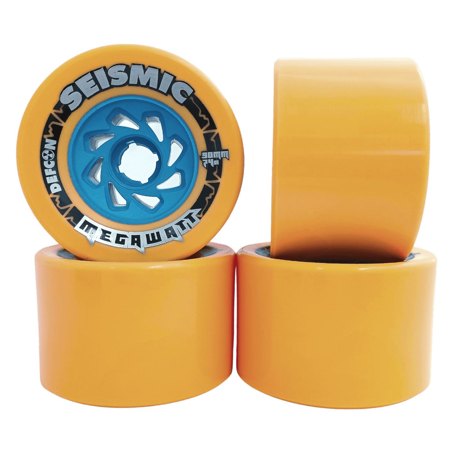 Seismic: 90mm Megawatt Longboard Skateboard Wheels - Motion Boardshop