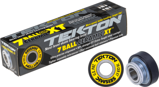 Seismic: Ceramic 7-Ball XT Built-In Tekton Bearings - Motion Boardshop