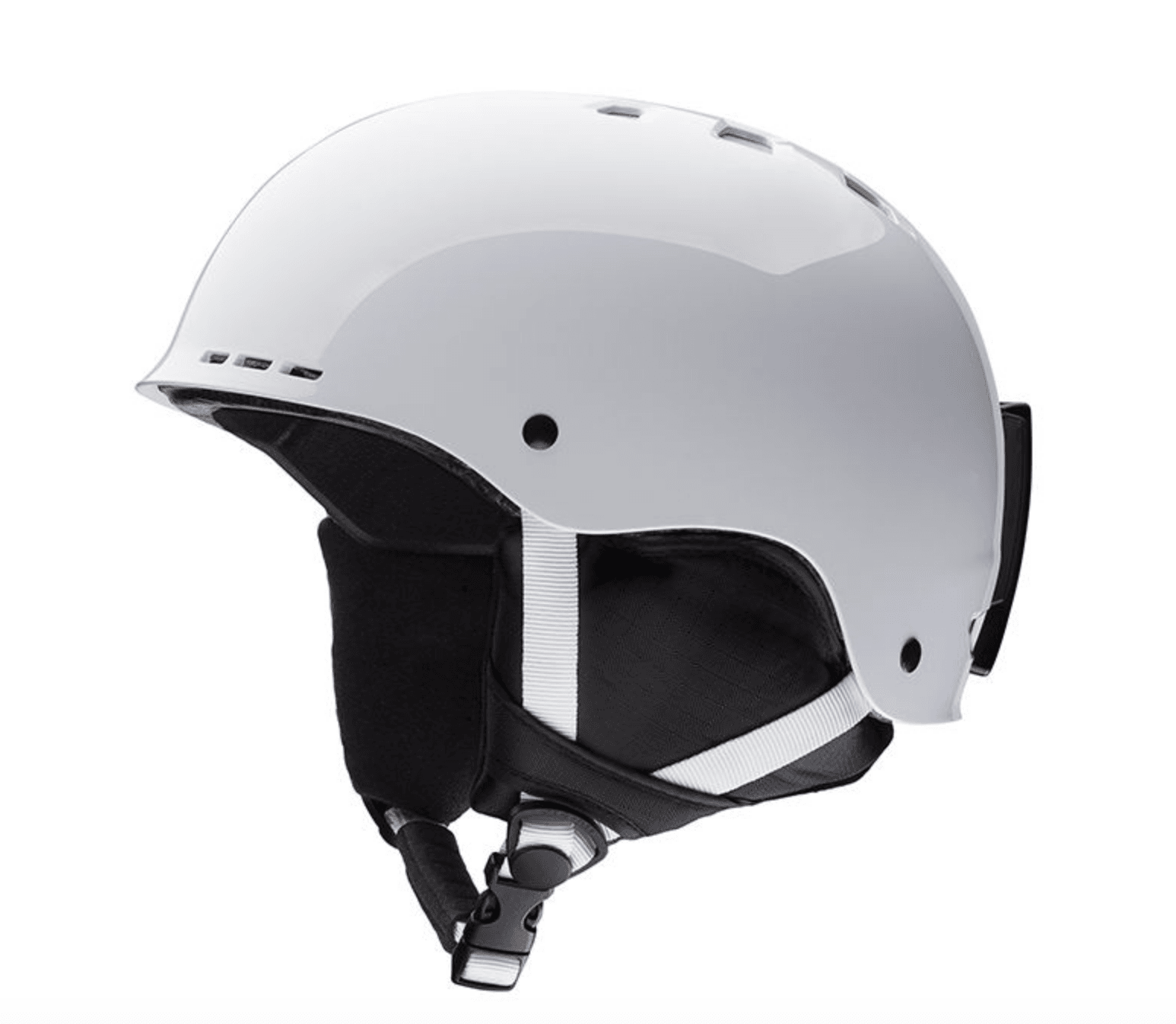 adjustable snowboard helmet SMITH: Holt Junior White Snowboard Helmet – Motion Boardshop