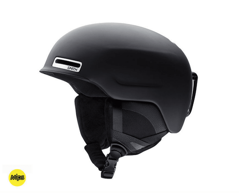 SMITH: Maze Matte Black Snowboard Helmet - Motion Boardshop