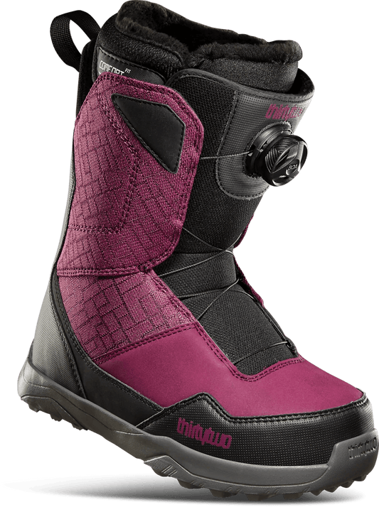 ThirtyTwo: Shifty Boa Women's Snowboard Boots (Black/Purple) - Motion Boardshop