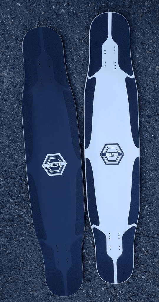 Travelol Braille 45.5" Longboard Deck Motion