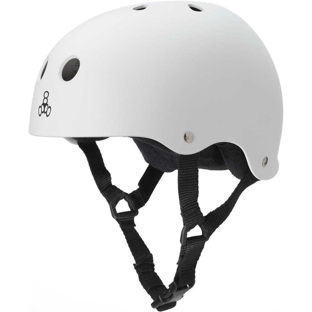 Triple 8: Certified Sweatsaver Helmet (White) - Motion Boardshop