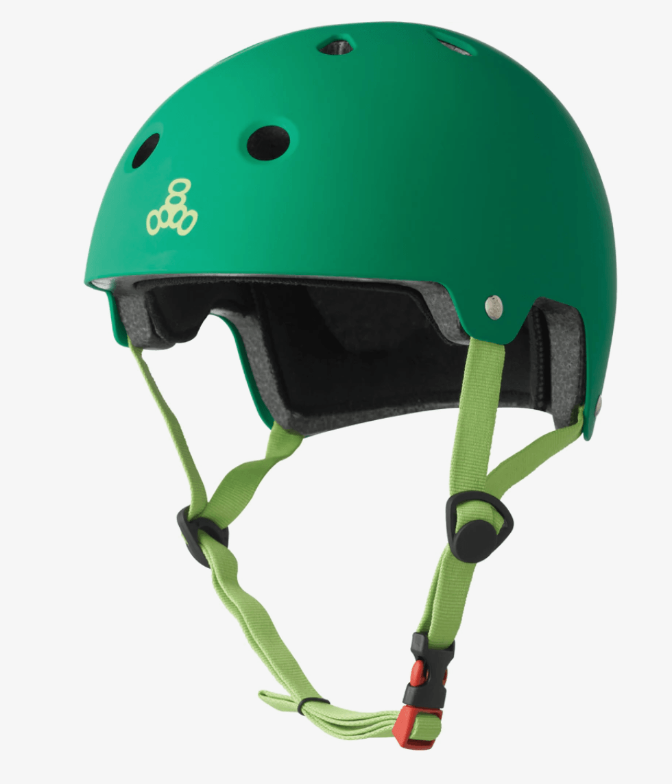 Triple 8: Dual Certified Helmet (Kelly Green Matte) - Motion Boardshop