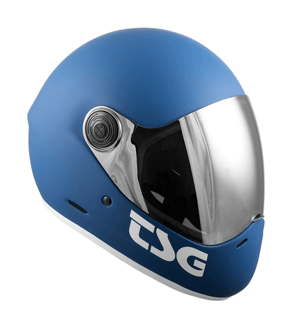 TSG: Pass Pro Longboard Helmet (Matte Blue) - Motion Boardshop
