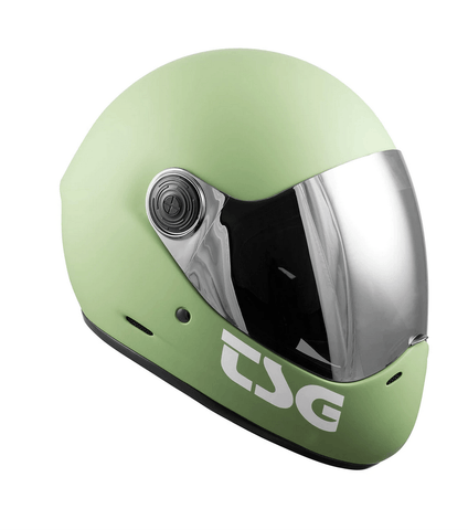 TSG: Pass Pro Longboard Helmet (Matte Fatigue Green) - Motion Boardshop